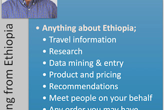 be your virtual and on ground assistant in ethiopia