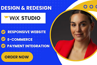 design, redesign, or fix your wix studio website