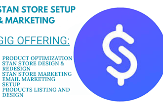 design a successful stan store and optimize it for sales