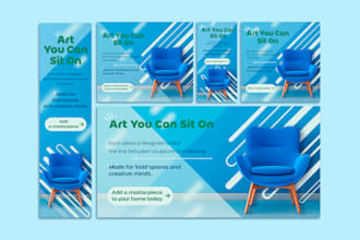 design professional web banner, ads, header, slider