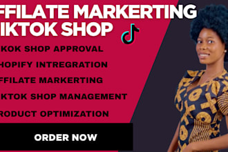 set up and manage tiktok shop affiliate, product sync, tiktok ads campaign