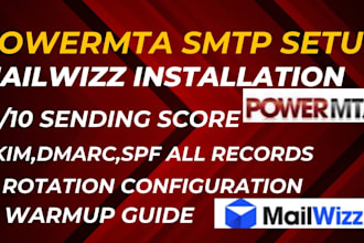setup powermta SMTP server in your vps with mailwizz