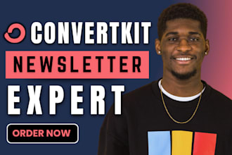 setup convertkit design email template convertkit landing page kit automation