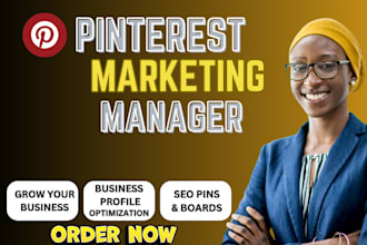 be your pinterest marketing manager, I will boost your pins and boards