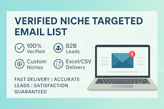collect verified niche targeted email list for your business