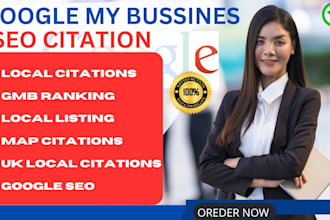 do rank your business with gmb SEO google maps citations and UK local listing