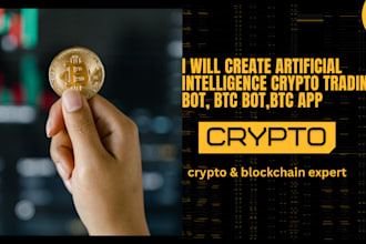 create artifical intelligence crypto trading bot,btc bot, btc app
