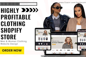 design luxury shopify clothing store clothing fashion website fashion store