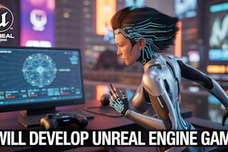 develop unreal engine game, ue5, ue4, unreal engine game development blueprints
