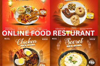 create a high converting restaurant website with online ordering and reservation