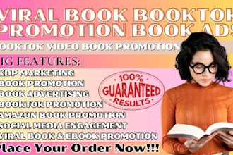 do viral booktok video, tik tok ebook promotion book advertising kdp marketing