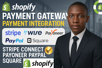 setup shopify payment gateway paypal square stripe wise payoneer apple pay