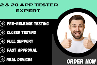 provide real 12 tester 20 tester for google play console closed testing
