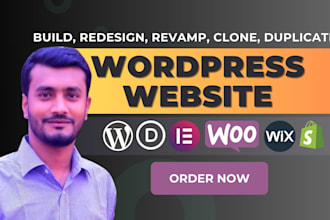 design or redesign your wordpress website with elementor