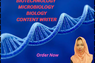 do writing in biotechnology and biology and microbiology