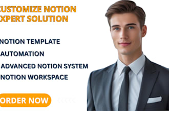 create a powerful custom notion workspace or dashboard for your business or life