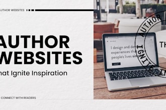 design ecommerce , real estate , blog and ebook author website