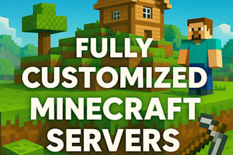 set up and configure your game server minecraft, fivem, etc