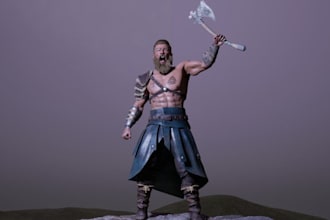 sculpt hyper 3d realistic anatomy character,game ready,pbr texture,centaur model