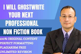 ghostwrite your next professional nonfiction book