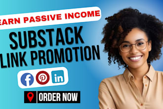 boost substack page link promotion, active audience organic substack promotion