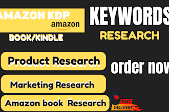 research profitable amazon KDP keywords, categories, and high, selling niches