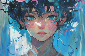 illustrate manga comic anime art comic book cartoon character