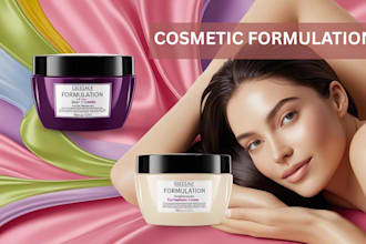 formulate custom natural and organic skincare and cosmetics