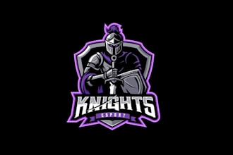 create exclusive and marvelous knight logo design