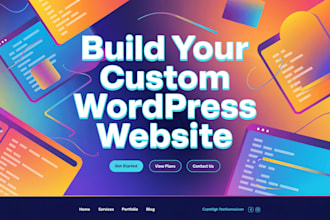 build a professional wordpress website with elementor