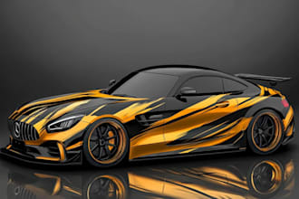 create car wrap design, any vehicle wrap design