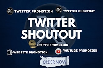 promote shoutout share link website app to twitter yt ig fb crypto tiktok users