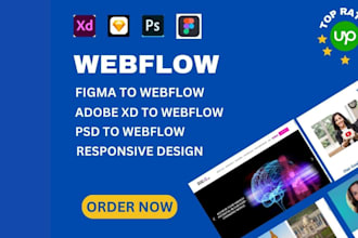 design a luxury, premium, modern, responsive, custom high end webflow website
