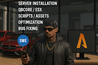 develop or fix your fivem qbcore server with premium script