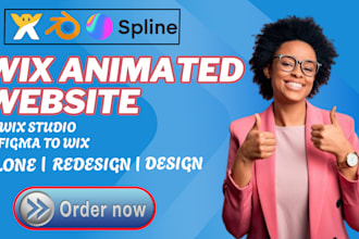 do interactive 3d animated wix studio website wix website redesign wix velo code