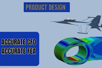 do cfd and fea analysis projects on ansys and solidworks