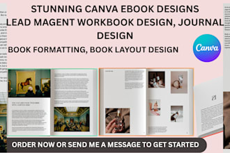 canva ebook design workbook layout journal design  ebook planner PDF lead magnet
