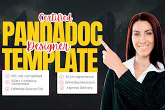 design better business proposal template presentation with pandadoc, proposify