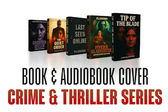 design your crime or thriller book or audiobook cover