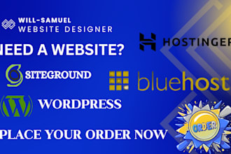 set up website on siteground hostinger ionos wordpres ionos siteground