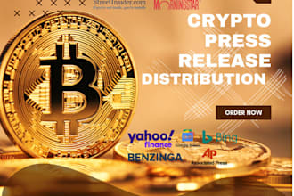 do online crypto press release distribution, crypto press release, crypto PR