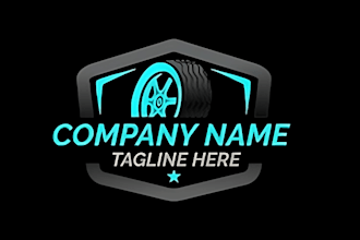 create an automotive, auto body and street wheels logo