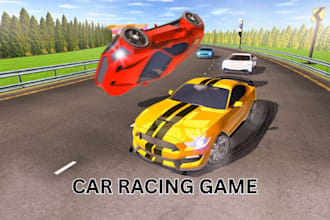 develop extremely 3d car racing game, unreal engine, multiplayer car racing game