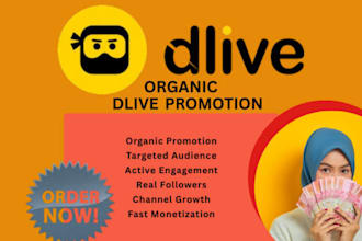 do dlive channel promotion dlive followers organic live viewers, channel growth