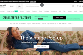 build cloths reselling, sneakers reselling online store, bandzoogle pod