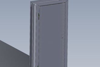 design metal doors ready for laser cutting and bending