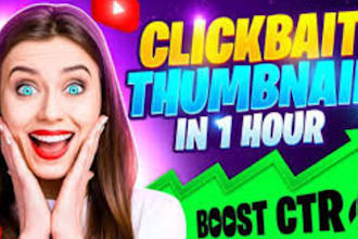 create attractive youtube thumbnails to boost your CTR