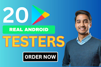 provide 12 testers or 20 testers for google play console closed app testing
