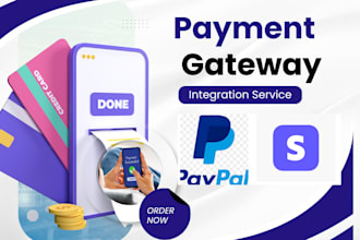 integrate stripe xendit paypal, square payment gateways to wix, shopify store