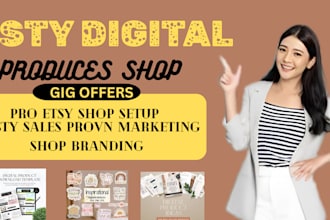 etsy digital planner, hyperlinked planner, etsy digital product, etsy shop setup